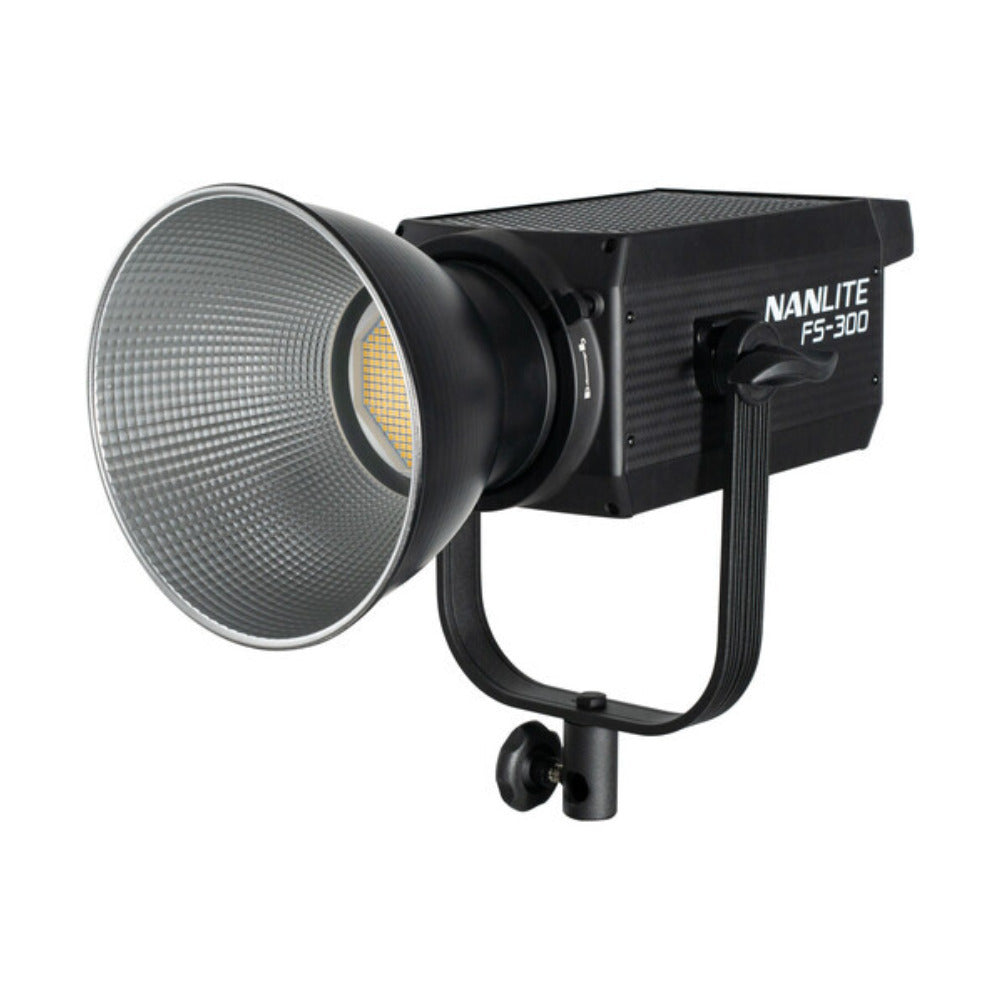 Nanlite FS-300 Daylight AC LED Monolight with Rapid 90 Parabolic Softbox Bundle