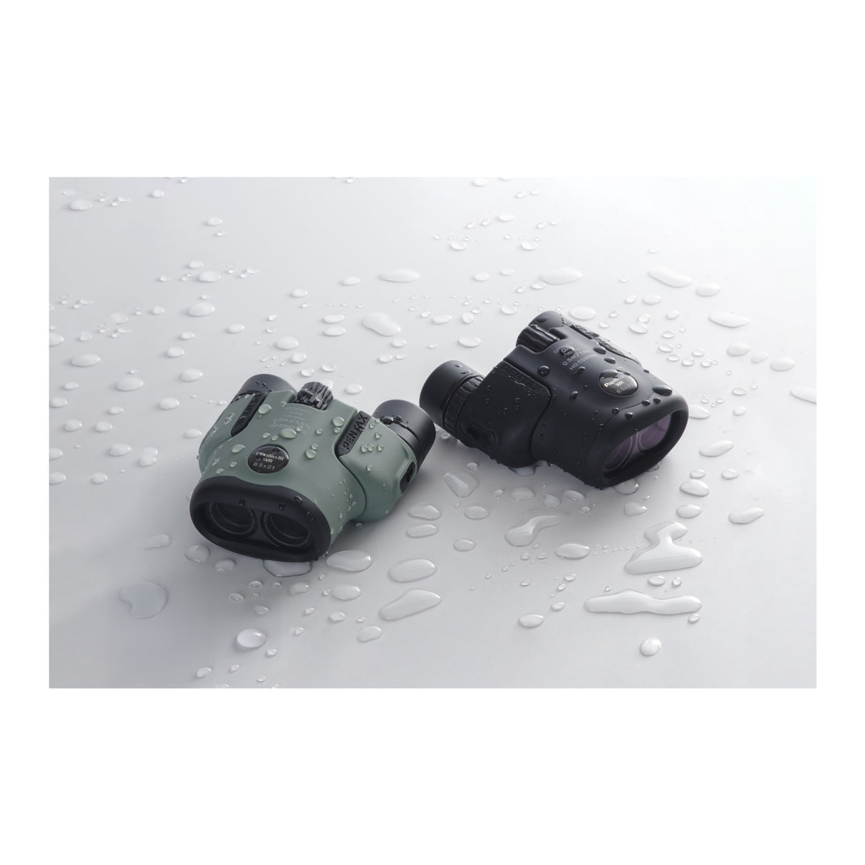 Pentax Papilio III 8.5x21 WR Binoculars with HD Coated 50cm Close Focus (Olive)