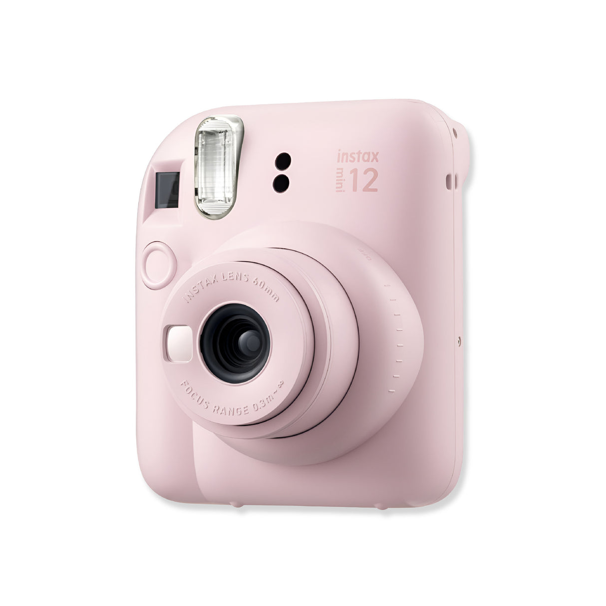 Fujifilm Instax Mini 12 Blossom Pink with 60mm Lens Bundle with 20 Exposures