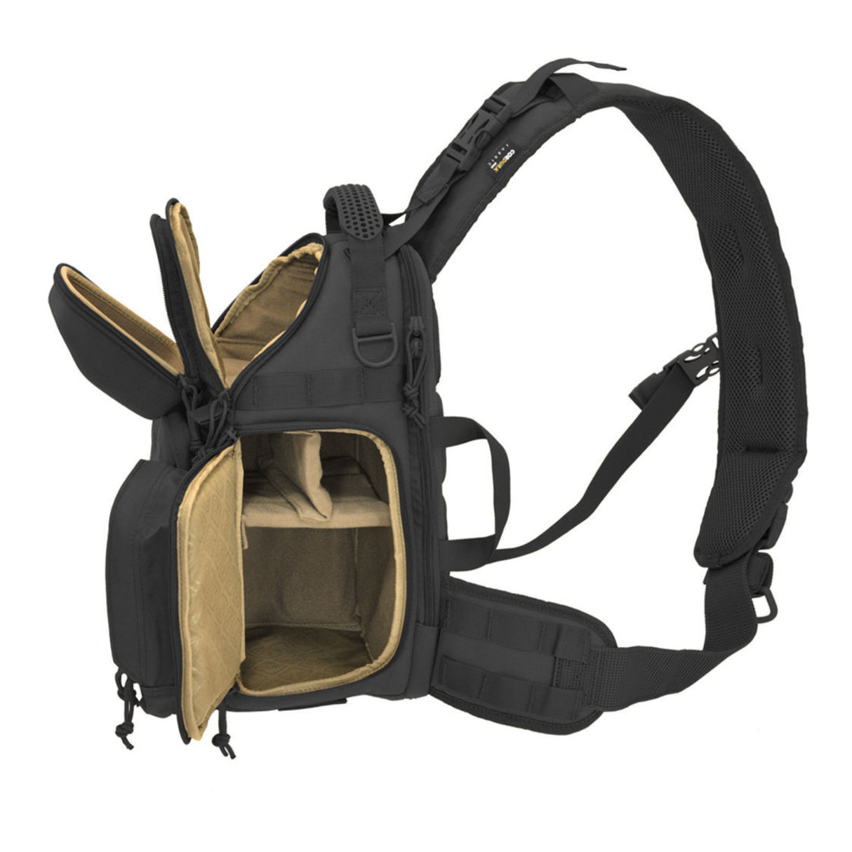 Hazard 4 Freelance Photo and Drone Sling-Pack with Padded Dividers (Black)