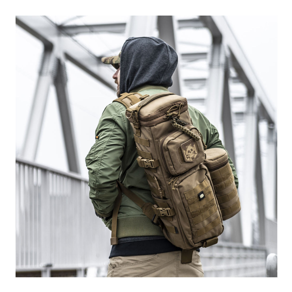 Hazard 4 Jelly Roll Large Padded Lens Case with Modular Webbing (Coyote)