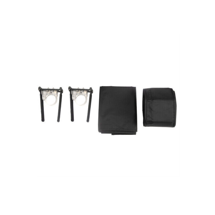Nanlite PavoTube II RGB Tube Light Kit with 2 Fabric Barndoors and Grid Bundle