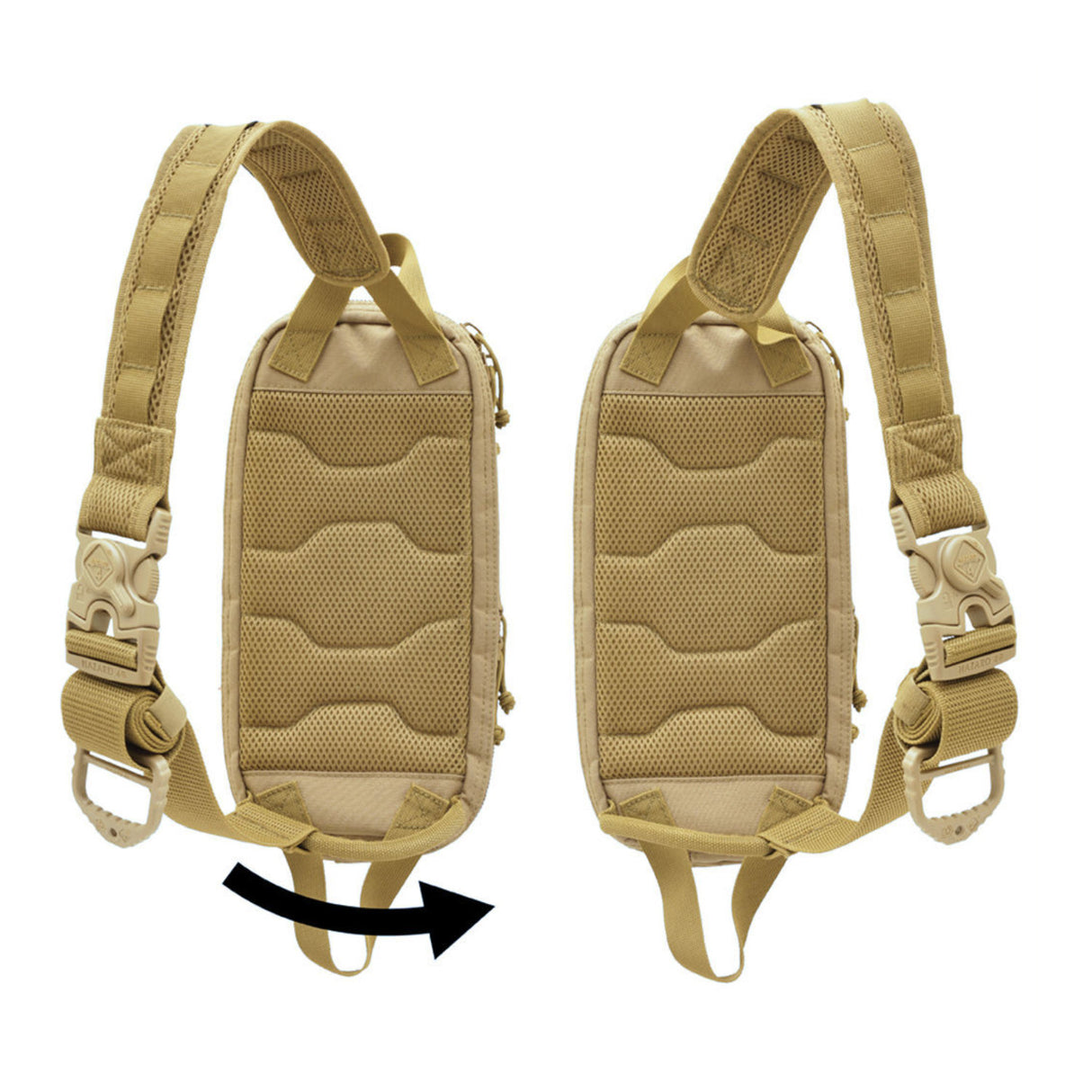 Hazard 4 Bandoleer Compact Hard Shell Ambidextrous Sling Bag (Coyote)