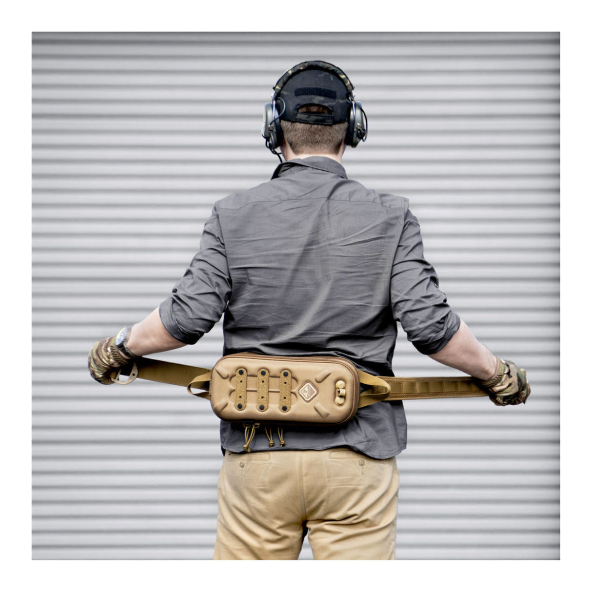 Hazard 4 Bandoleer Compact Hard Shell Ambidextrous Sling Bag (Coyote)