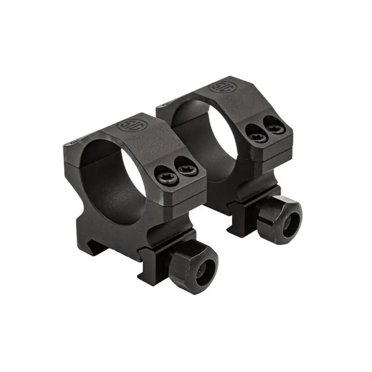 Sig Sauer Alpha Aluminium Hunting Rifle Scope Rings 30mm (Matte Black)