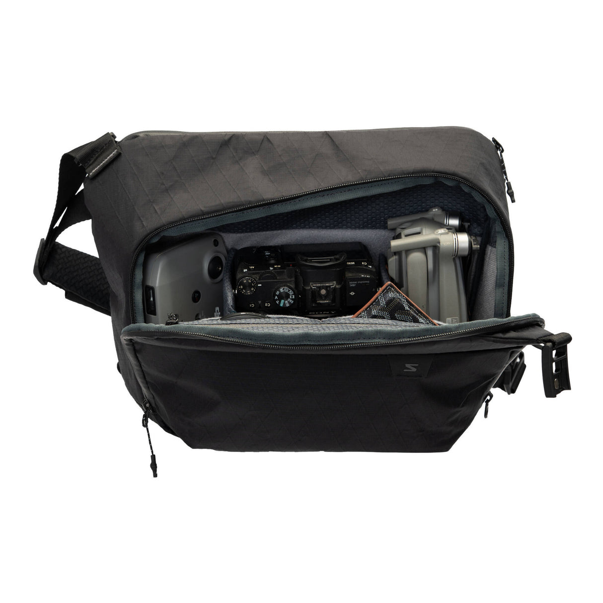 Sakk Gear Nomad Waterproof Laptop and Camera Sling Bag (Black)