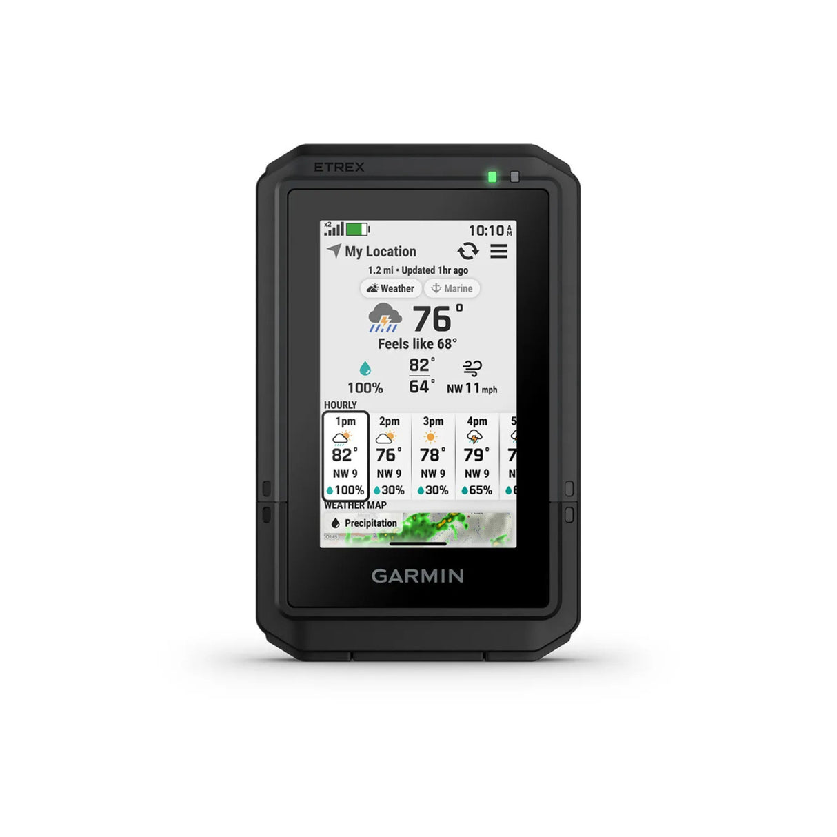 Garmin eTrex Touch GPS Handheld Navigator with Touchscreen and Preloaded Maps