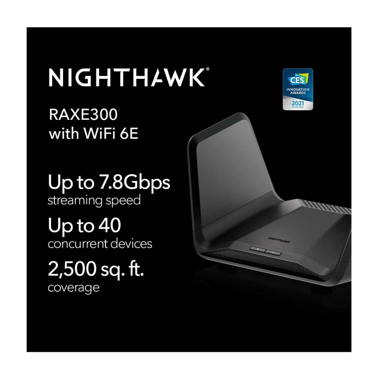 Netgear Nighthawk RAXE300 Wi-Fi Ethernet Wireless Router