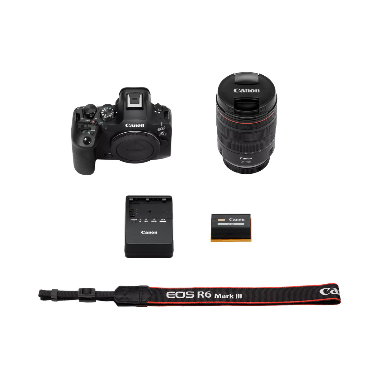 Canon EOS R6 Mark III Mirrorless Camera with RF 24-105mm f/4 L IS USM Lens