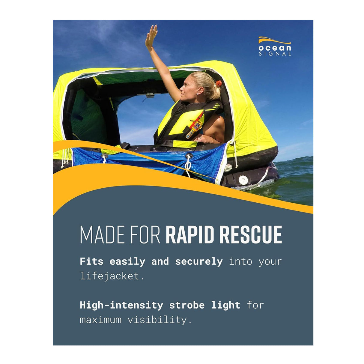 Ocean Signal rescueME MOB1 - AIS Man Overboard Device with Automatic Activation