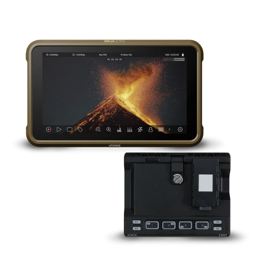 Atomos Ninja Ultra 5.2-in HDR Monitor-Recorder and Atomos AtomX CAST Bundle