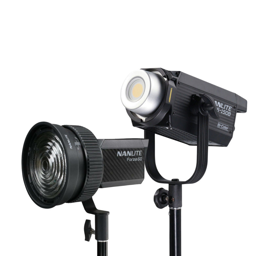 Nanlite FS-150B Bi-Color Spotlight, 2700K-6500K Bundle with Fl-11 Fresnel Lens