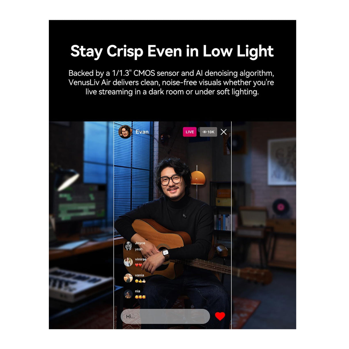 Hollyland VenusLiv Air All-in-One Live Streaming Camera