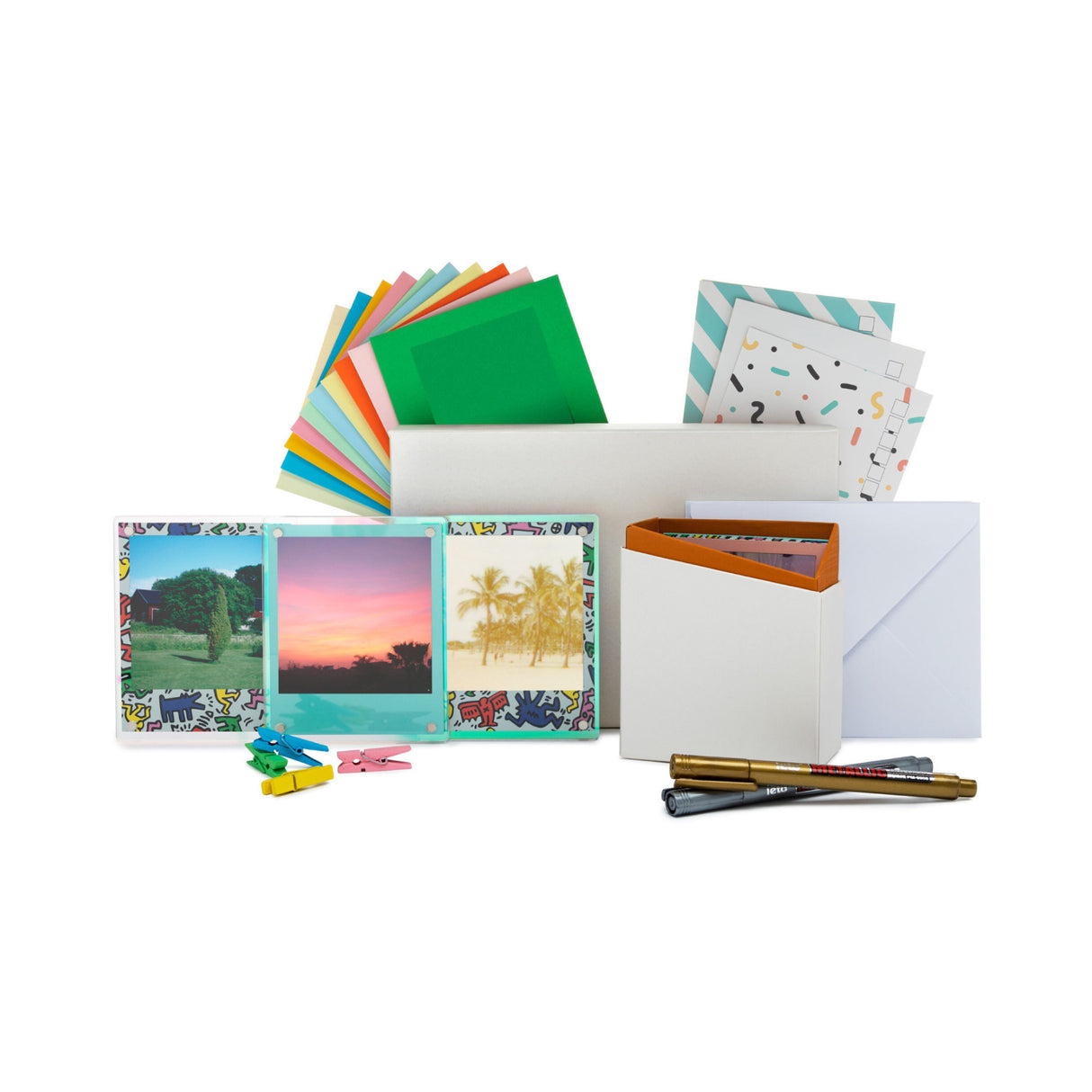 Polaroid NOW+ Instant Camera Generation 2 (White) with Film Kit and B&W Film