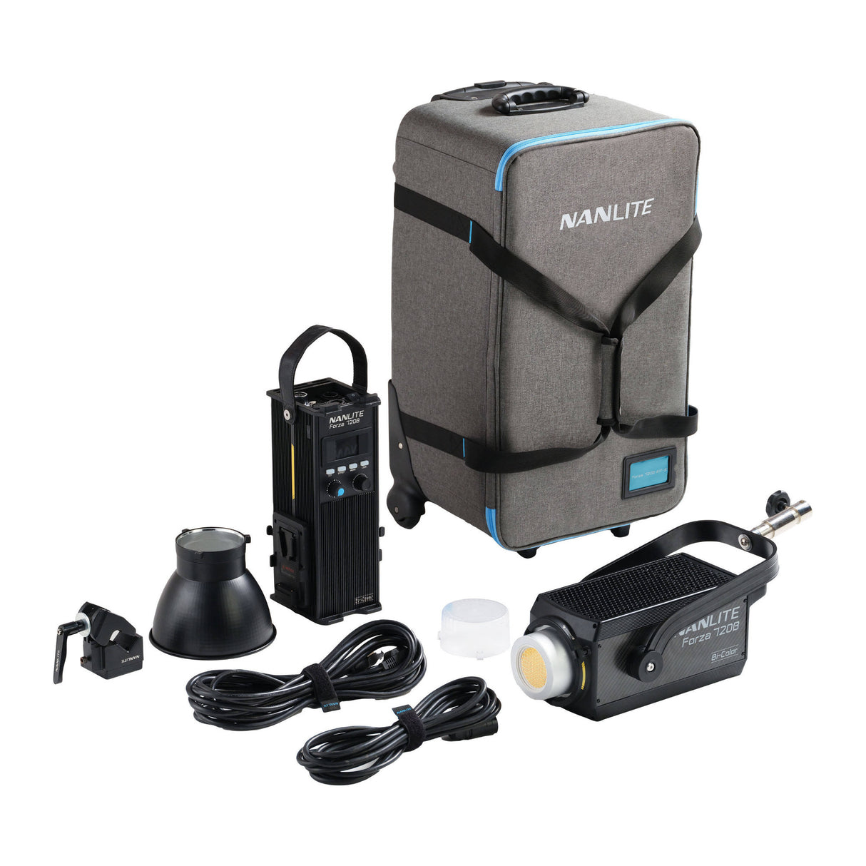 Nanlite Forza 720B Bi-Color LED Monolight with Rolling Case