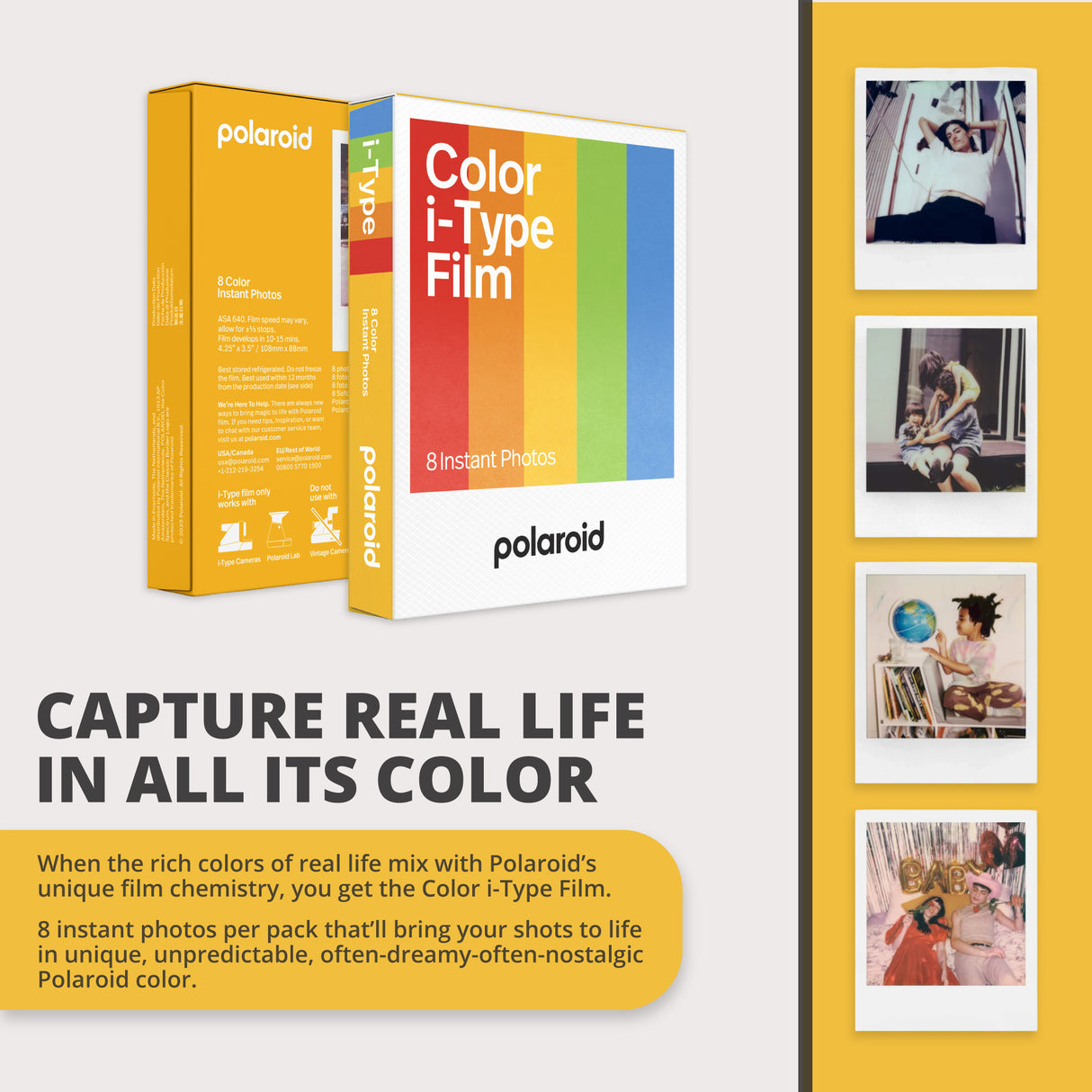 Polaroid Originals Now Viewfinder i-Type Instant Camera (Blue) Bundle with Film