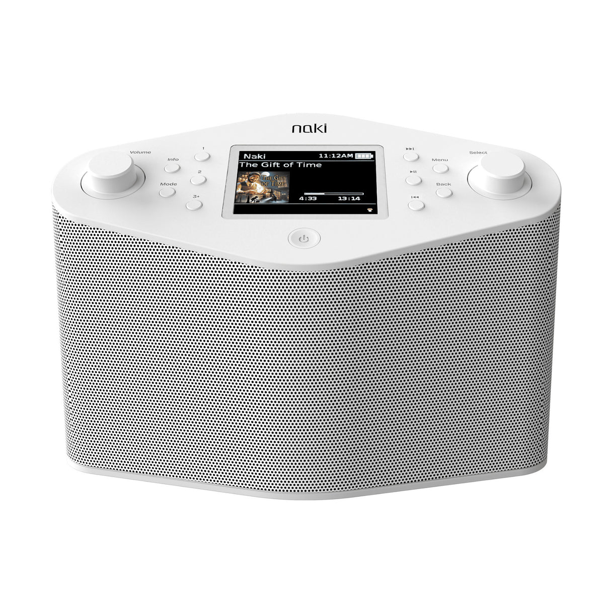 Naki Pulse Max - Online Streaming Kosher Music Player (White)