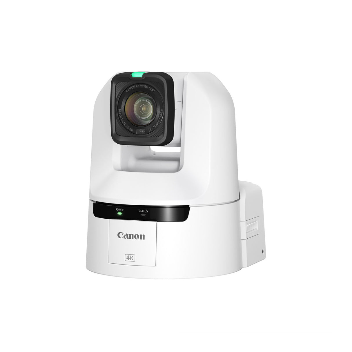 Canon CR-N350 4K NDI PTZ Camera with 20x Zoom (Titanium White)