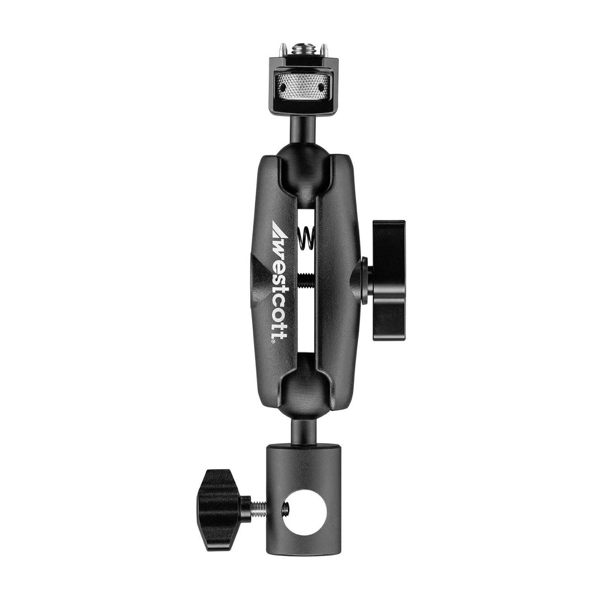 Westcott Dual-Joint 3/8 Inch Anti-Twist Tilter Bracket with 360 Rotation