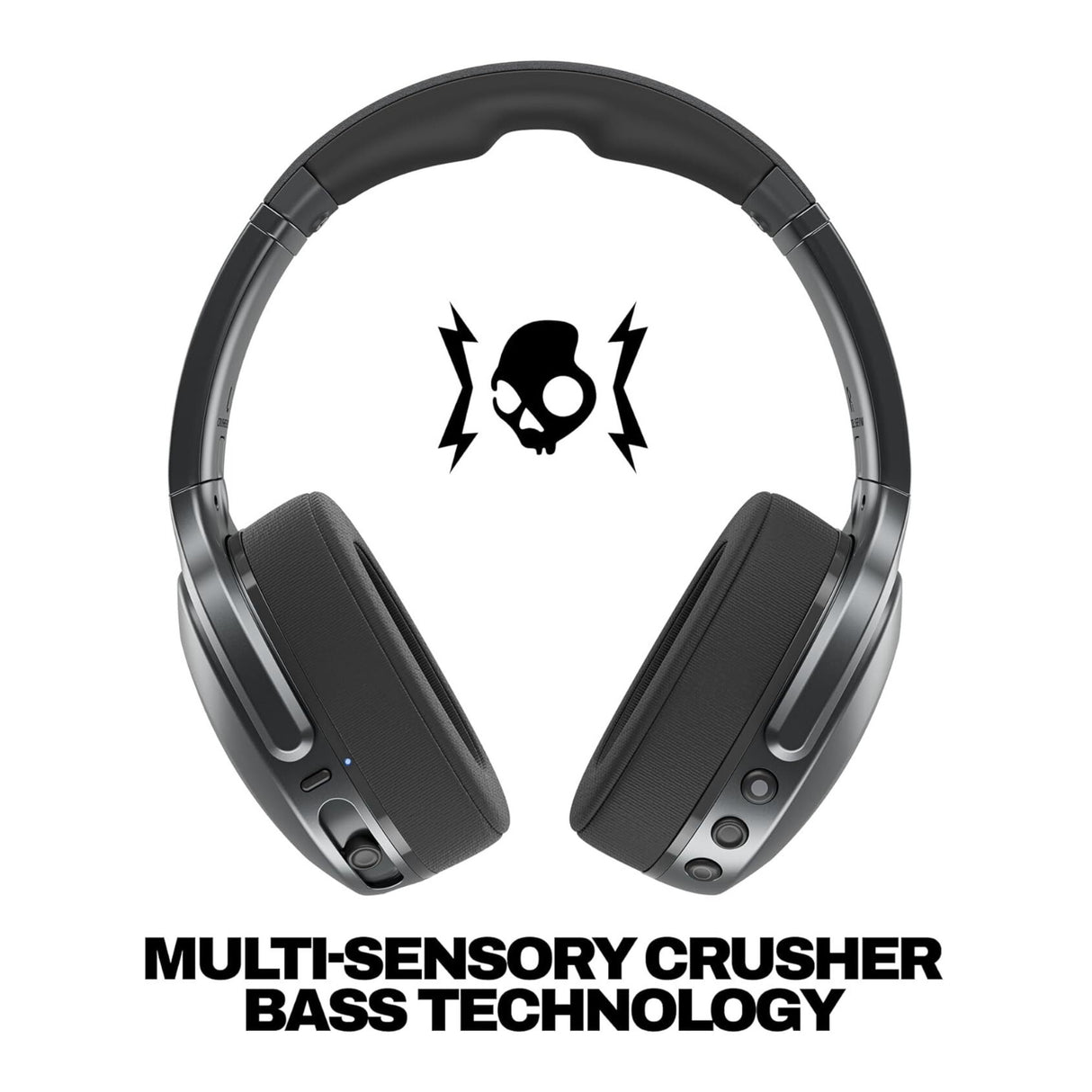 Skullcandy Crusher 540 Active Over-Ear Headphones with Multi-Sensory Bass (Coal)