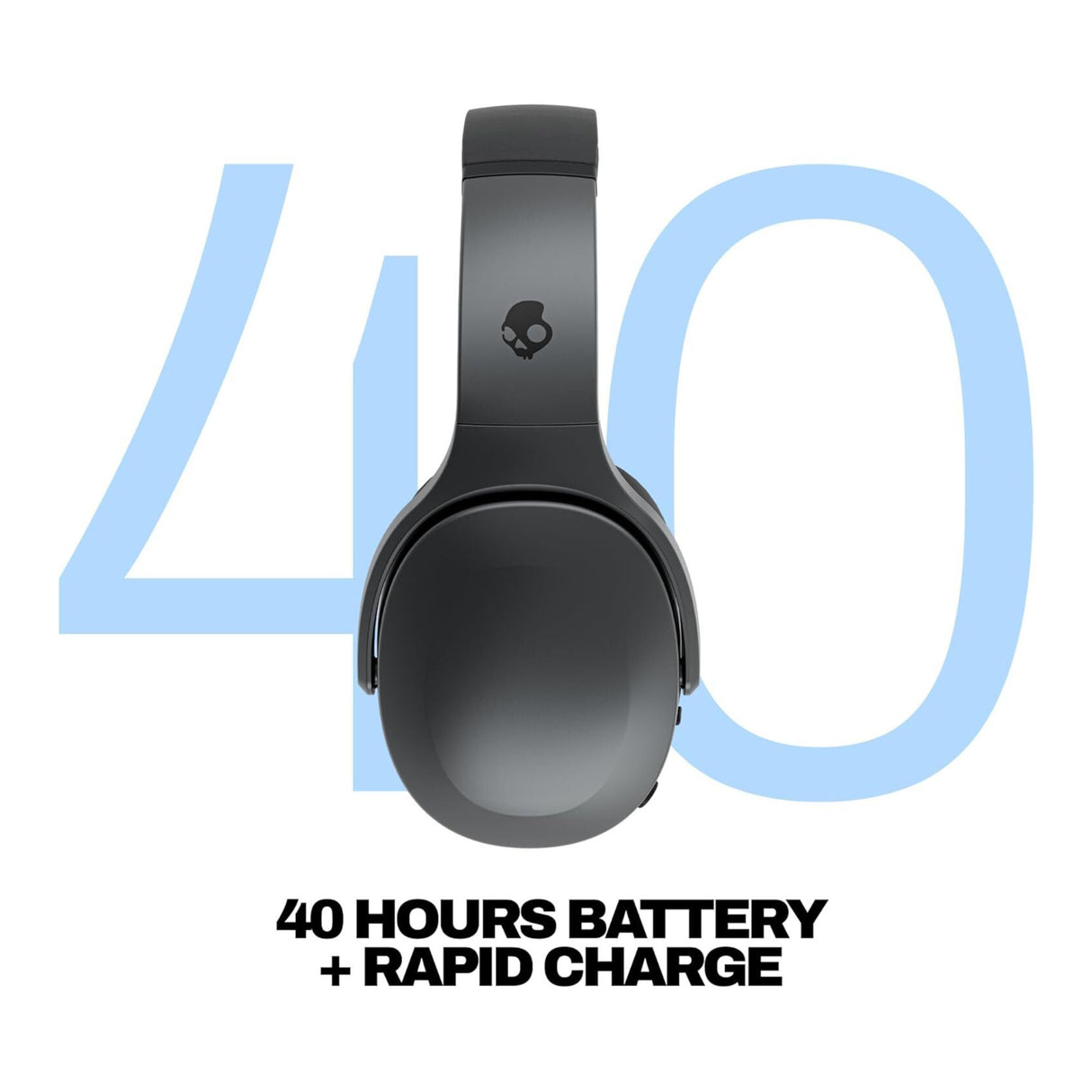 Skullcandy Crusher 540 Active Over-Ear Headphones with Multi-Sensory Bass (Coal)