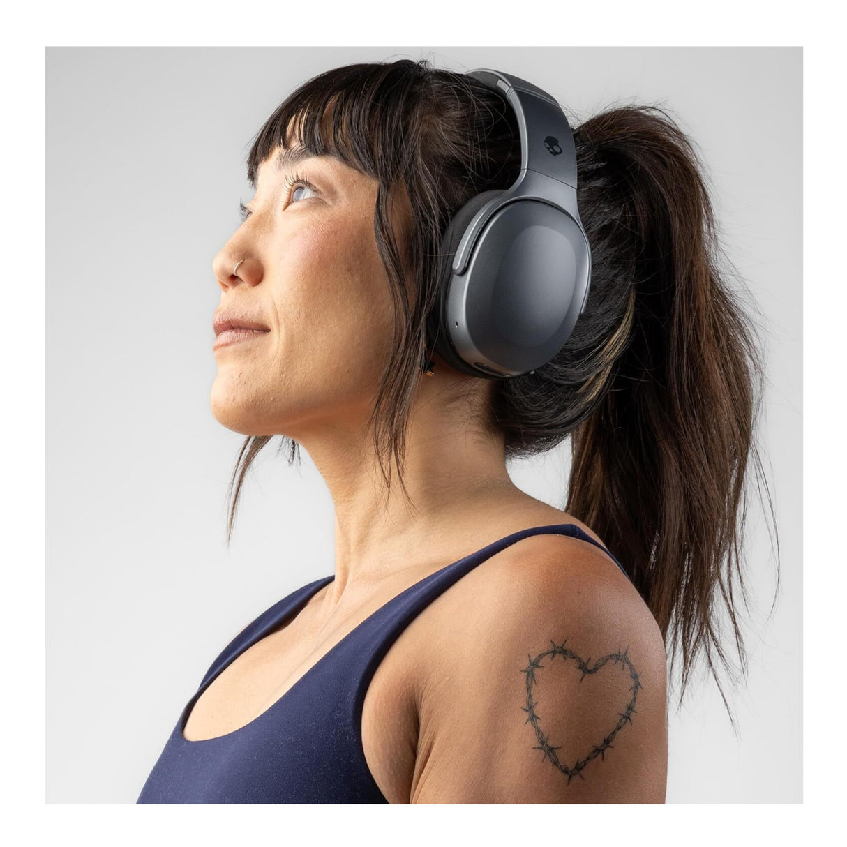 Skullcandy Crusher 540 Active Over-Ear Headphones with Multi-Sensory Bass (Coal)