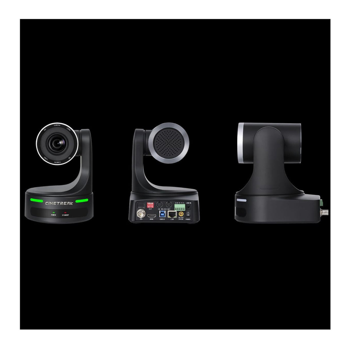 CineTreak CT-PT20 PTZ Camera - 1080p60, 20x Optical Zoom with AI Human Tracking