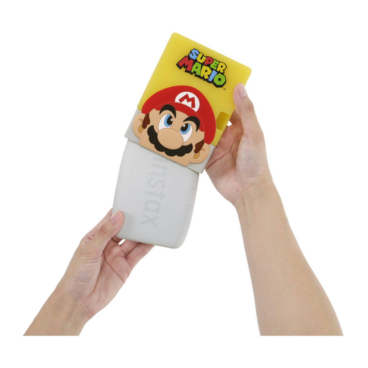 Fujifilm Instax Mini Link 3 Smartphone Printer with Super Mario Case, Clay White