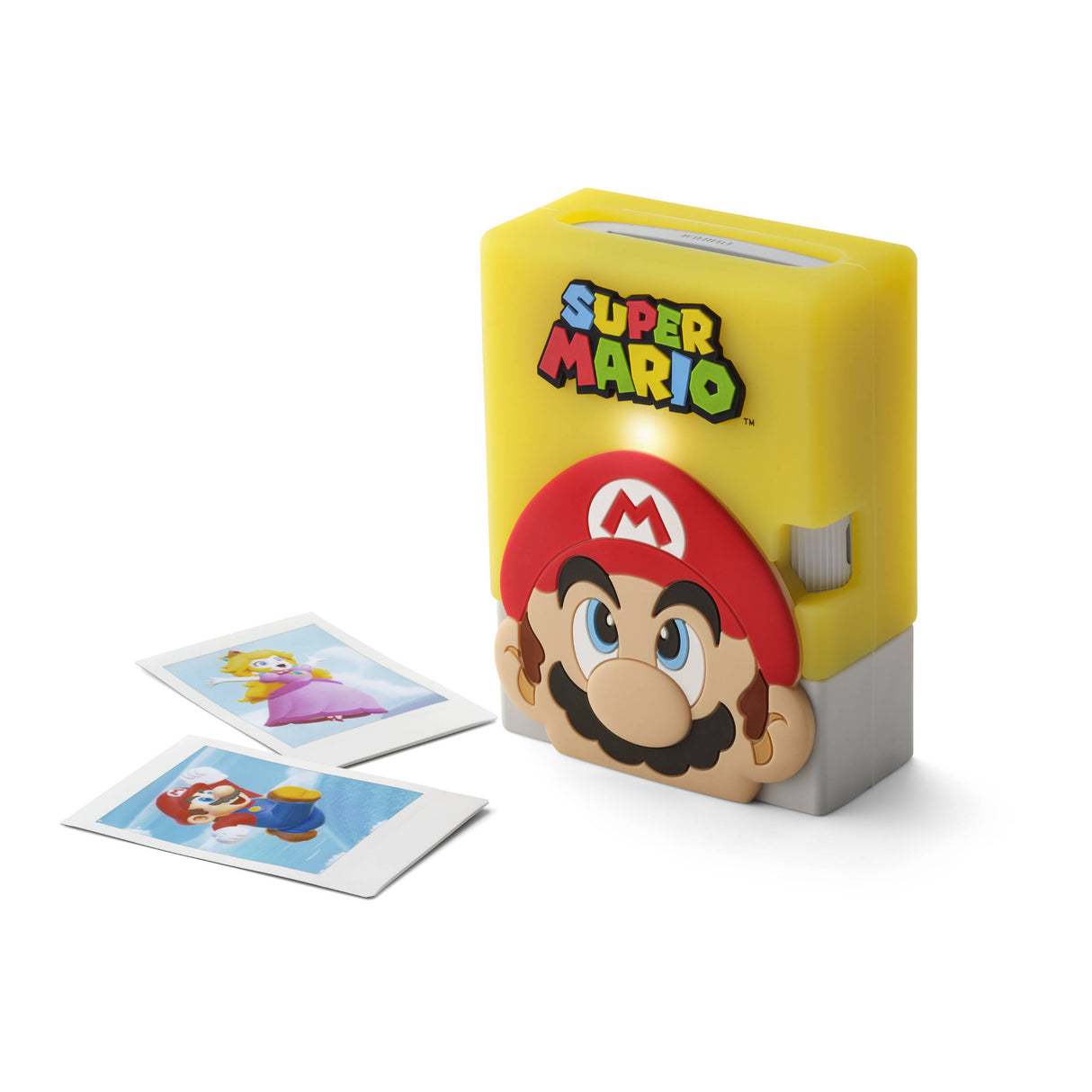 Fujifilm Instax Mini Link 3 Smartphone Printer with Super Mario Case, Clay White