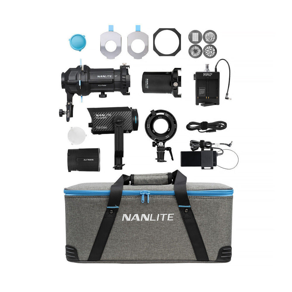 Nanlite Forza 60C Kit with FM Mount Projection Attachment (19&36)