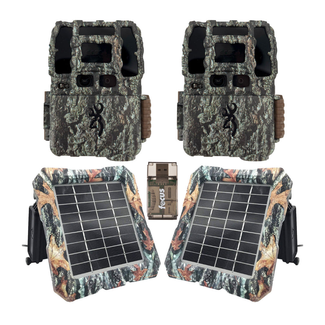 Browning Trail Camera-Dark Ops Pro DCL NANO Bundle with Solar Power (2-Pack)