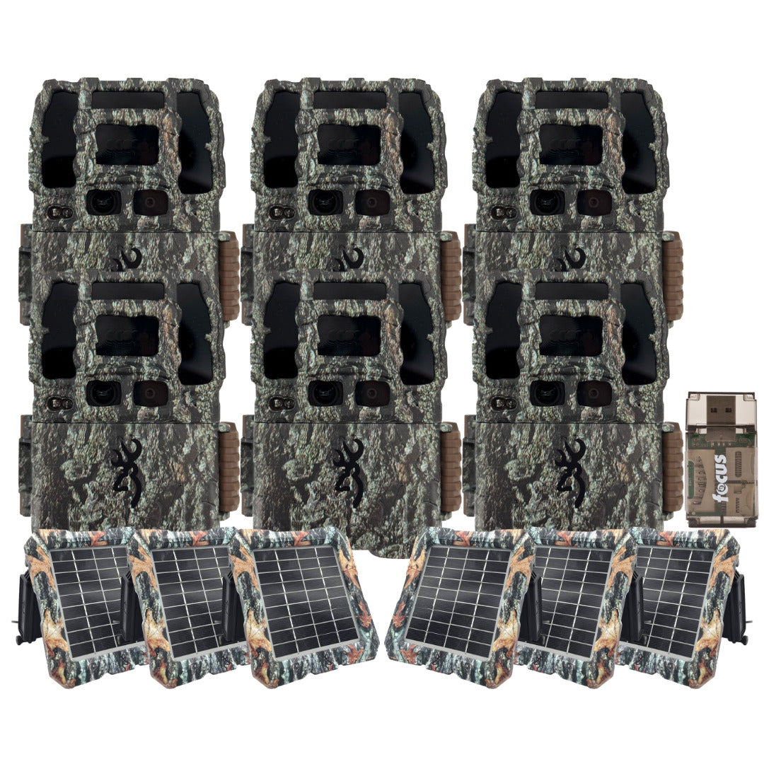 Browning Trail Camera-Dark Ops Pro DCL NANO Bundle with Solar Power (6-Pack)