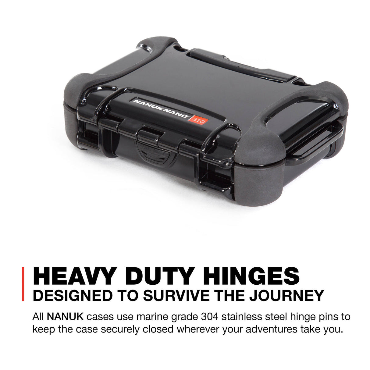 Nanuk Nano 310 Hard Case (Black, 0.3L)