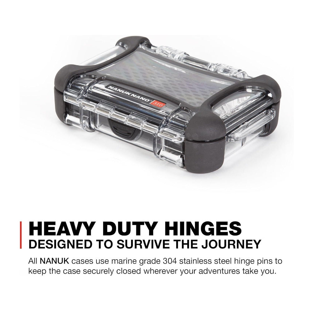 Nanuk Nano 310 Hard Case (Clear, 0.3L)