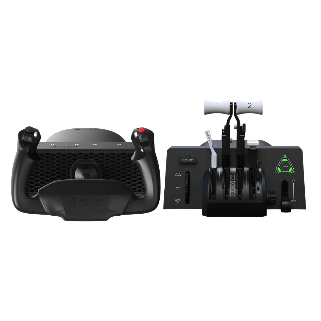 Honeycomb Aeronautical Alpha Flight Controls LITE and Bravo Throttle Quadrant