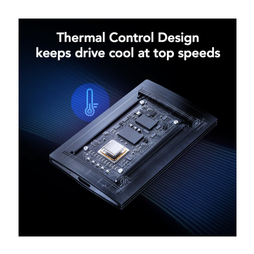 Lexar SL500 4TB External Portable SSD USB 3.2 Gen 2x2 Type-C with Magnetic Set