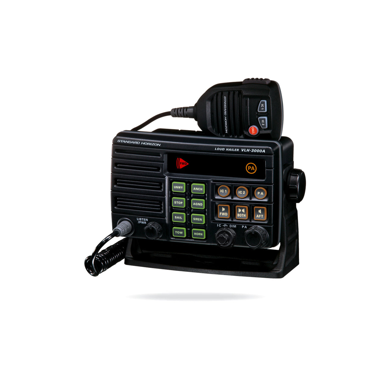 Standard Horizon VLH3000A 30W Dual Zone PA/Loud Hailer (Black)