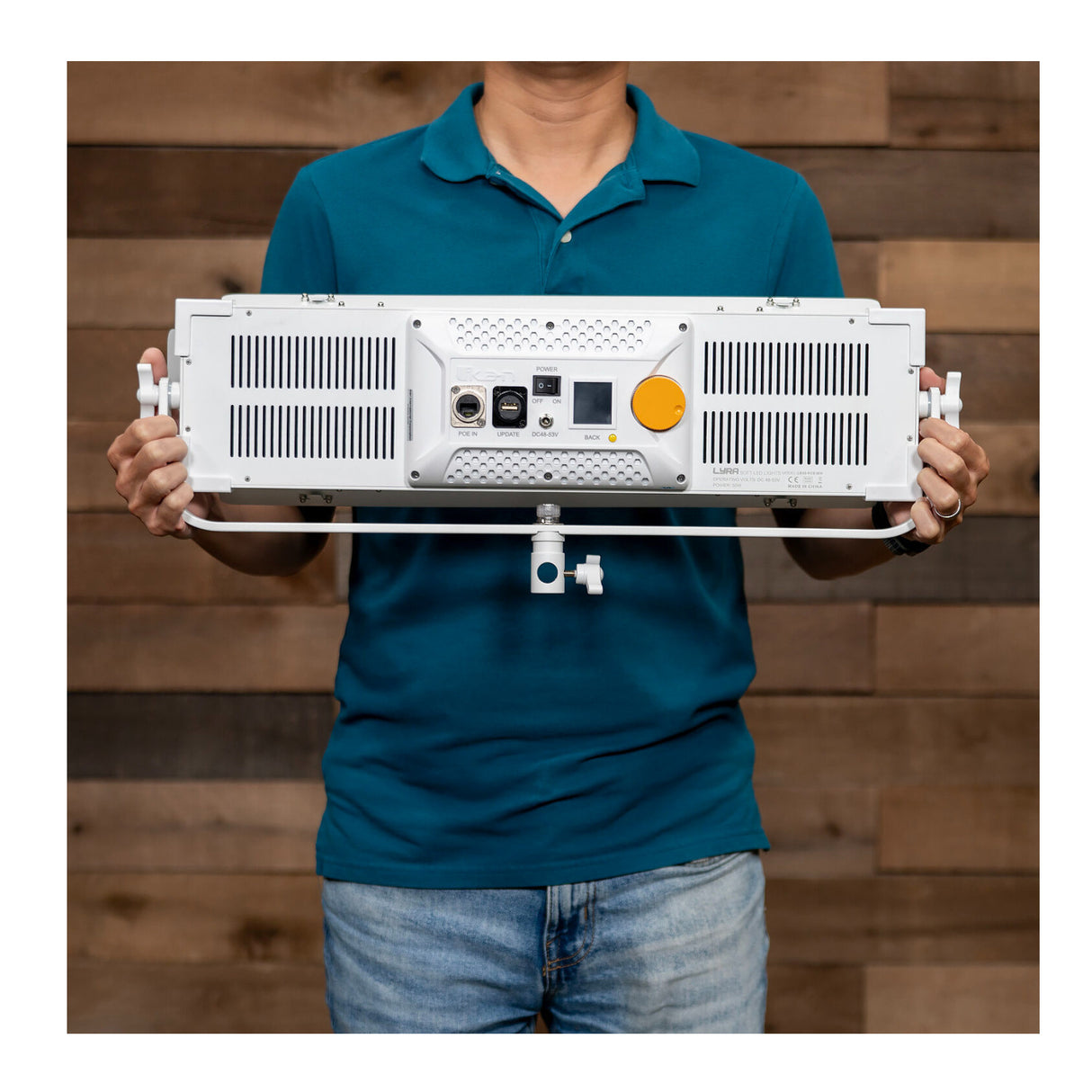 ikan Lyra LBX8-PoE Bi-Color LED Light Panel (White, Switch 5-Light Kit)