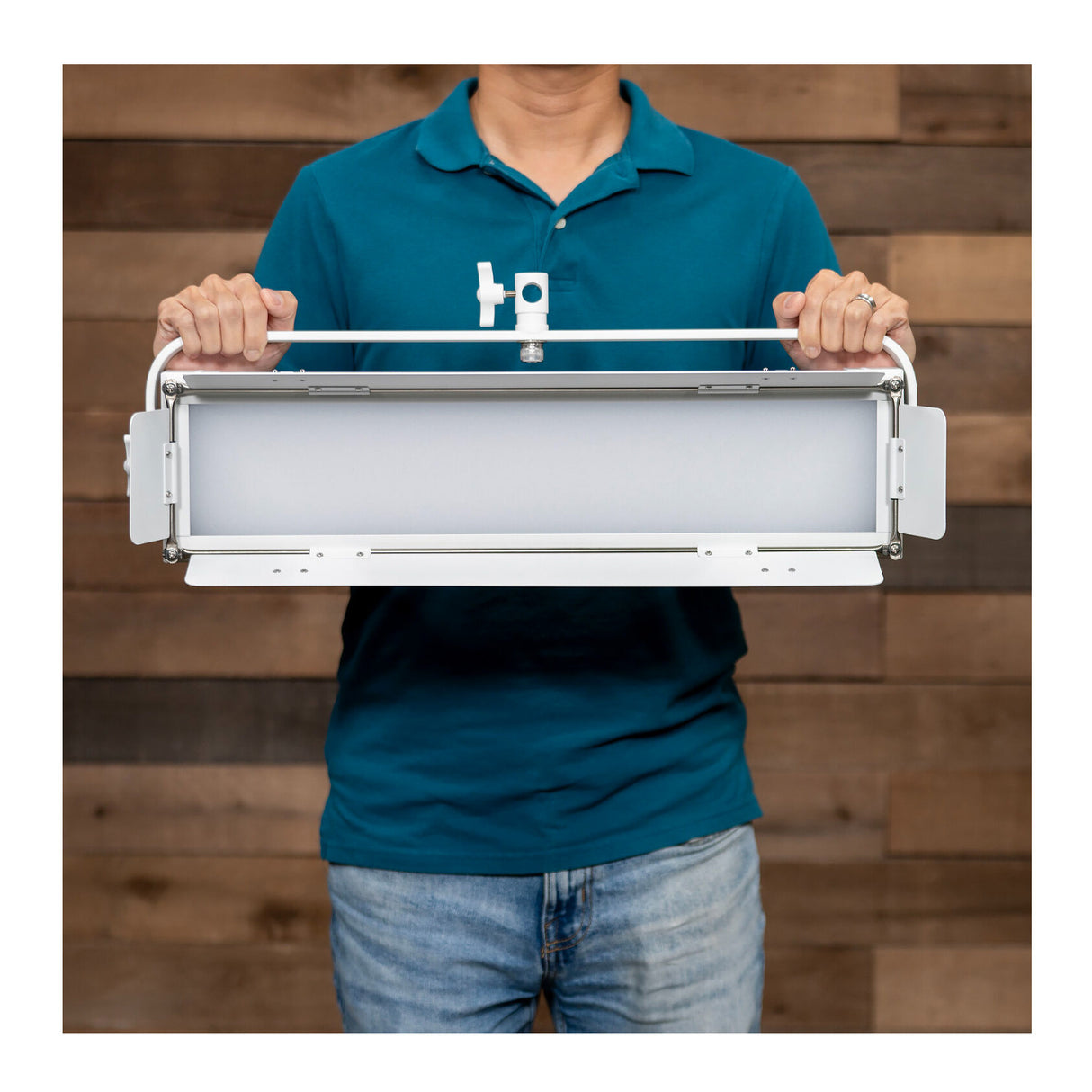 ikan Lyra LBX8-PoE Bi-Color LED Light Panel (White, Switch 5-Light Kit)