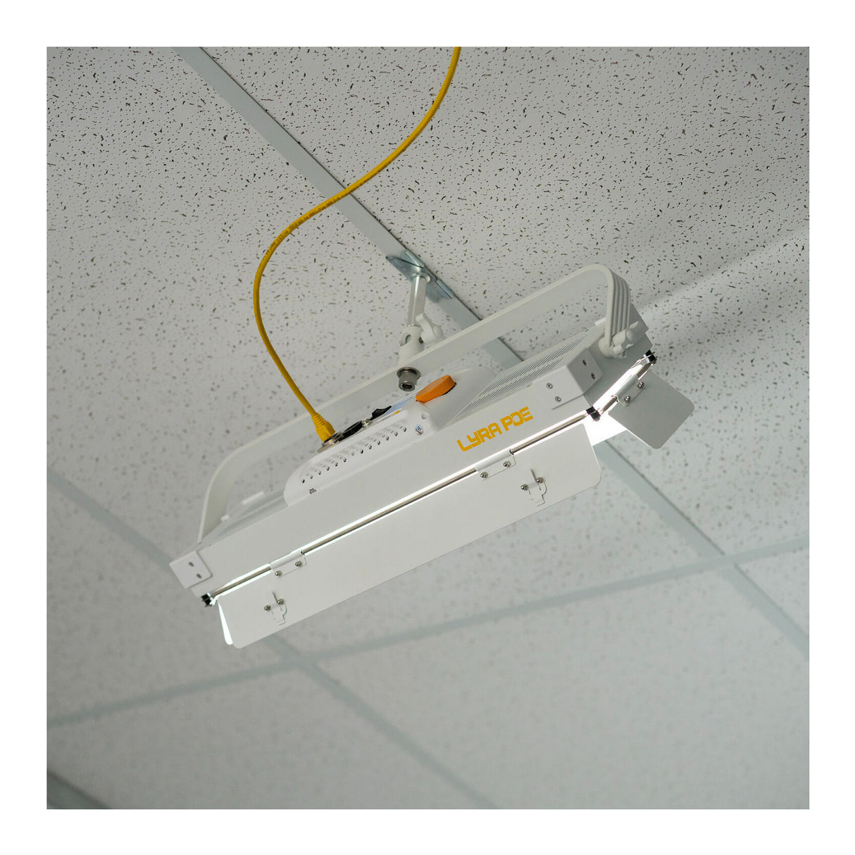 ikan Lyra LBX8-PoE Bi-Color LED Light Panel (White Unmanaged Switch 5-Light Kit)