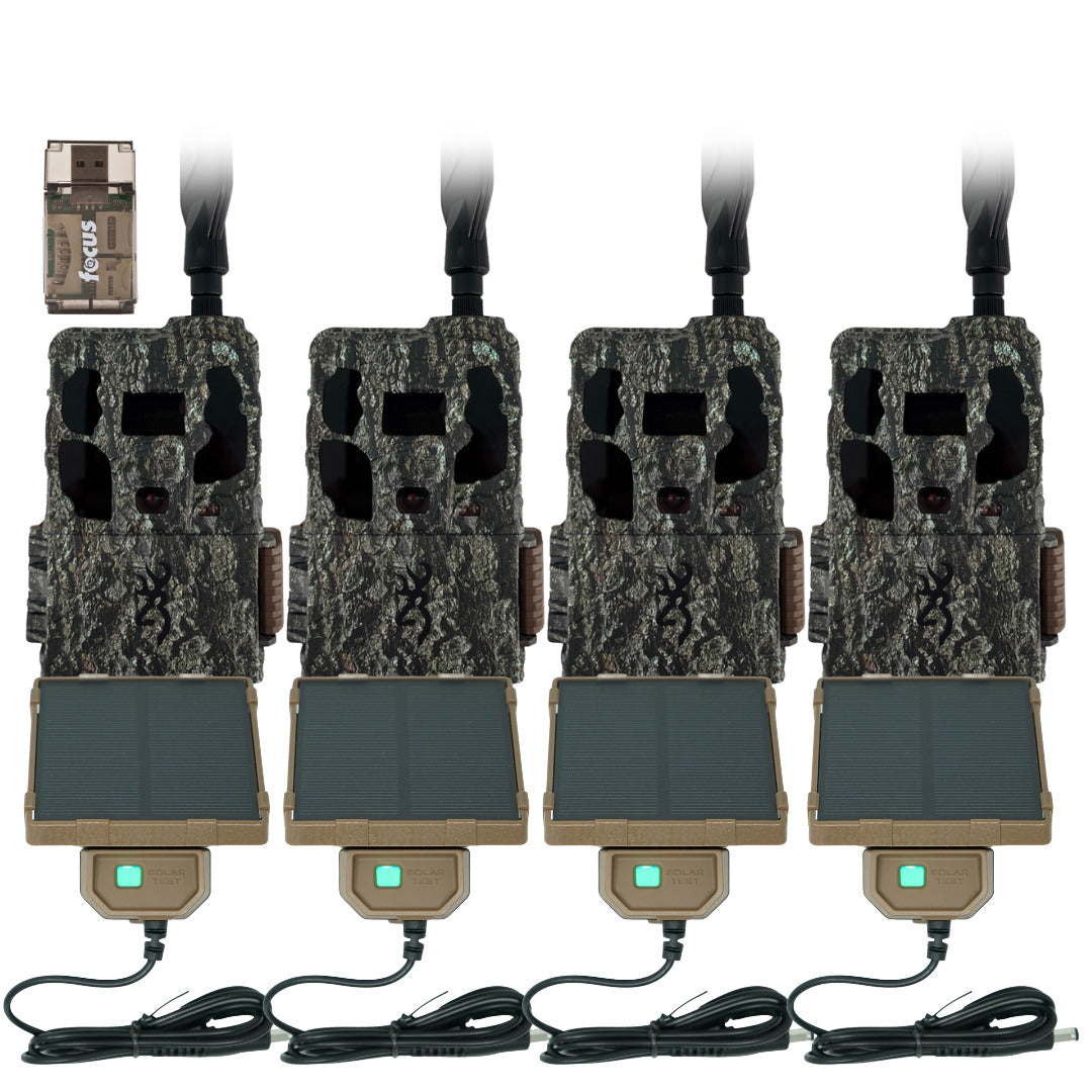 Browning Trail Camera Defender Pro Scout Max HD 46MP Bundle with Solar Pack