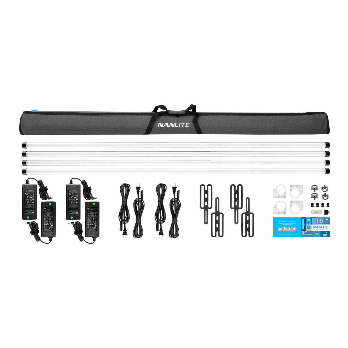NANLITE PavoTube II 60XR RGB LED Pixel Tube Light (4-Light Kit)