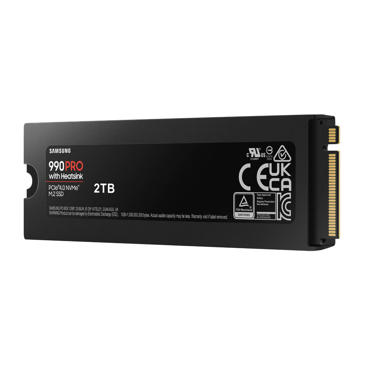 Samsung 2TB 990 PRO PCIe 4.0 x4 M.2 Internal SSD with Heatsink