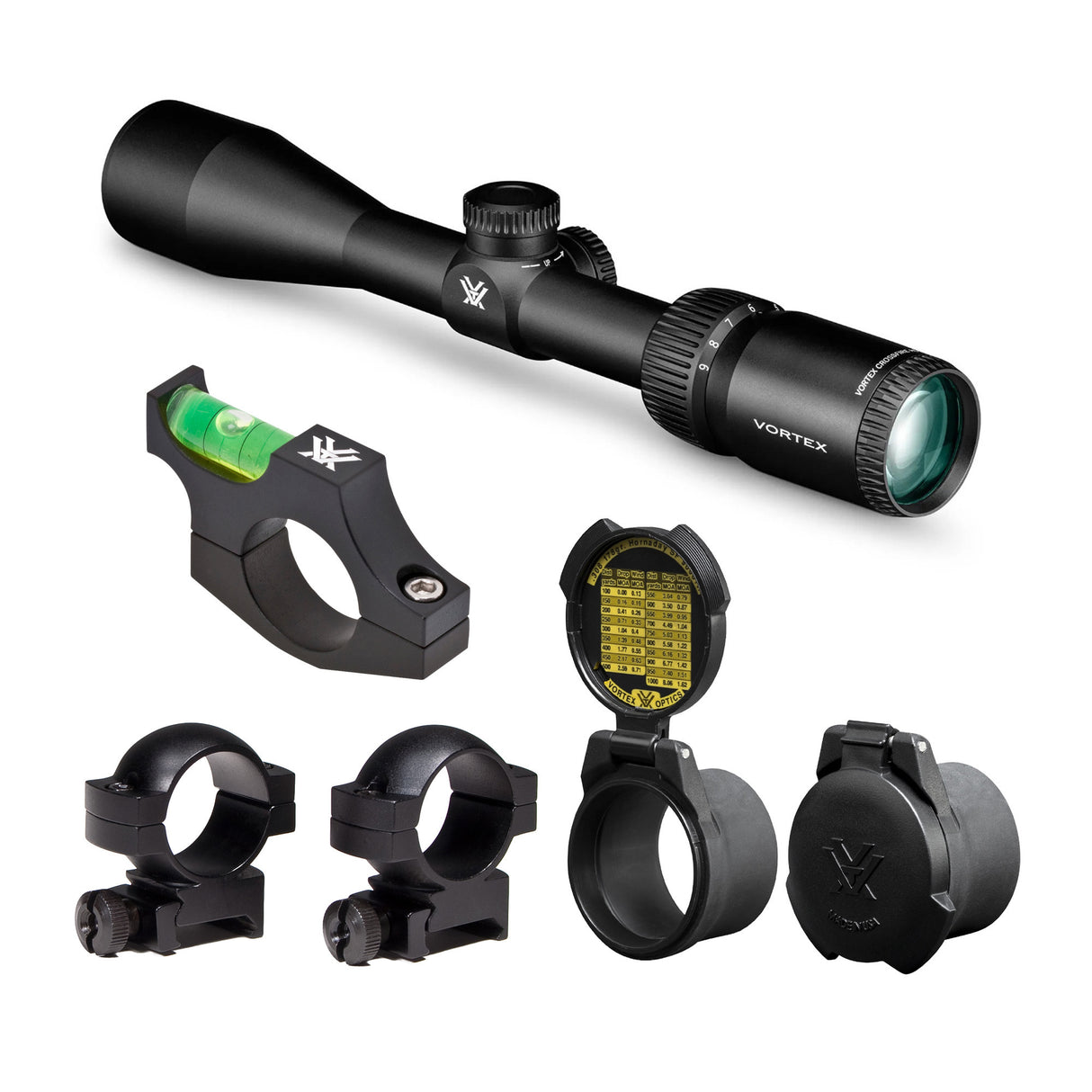 Vortex Optics Crossfire HD 3-9x40 SFP Dead-Hold BDC MOA Bundle with Accessories