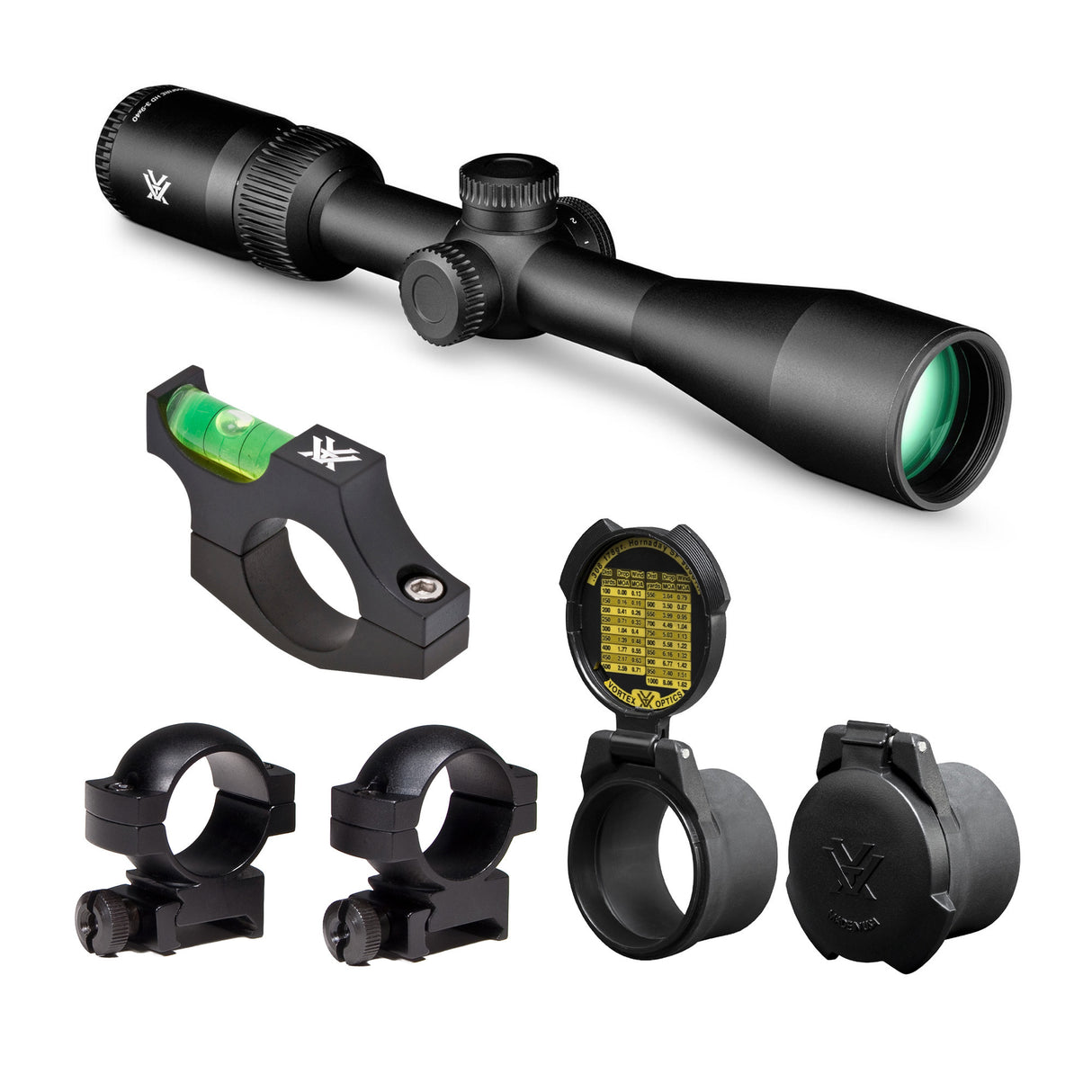 Vortex Optics Crossfire HD 3-9x40 SFP Illuminated Dead-Hold 2A BDC MOA Bundle