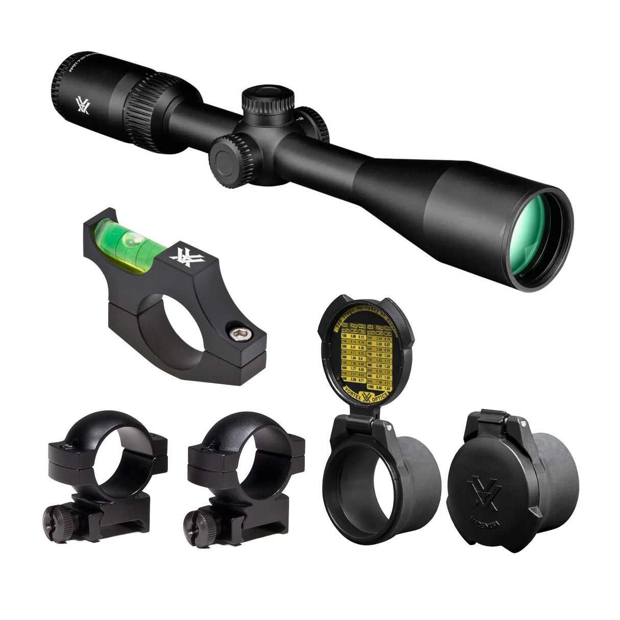 Vortex Optics Crossfire HD 4-12x44 WideRange Plex MOA Bundle with Accessories
