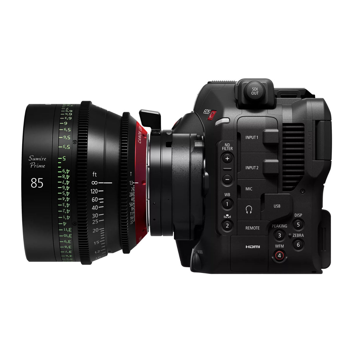 Canon PL to RF Lens Mount Adapter for EOS C400 and EOS C80 Cinema Cameras