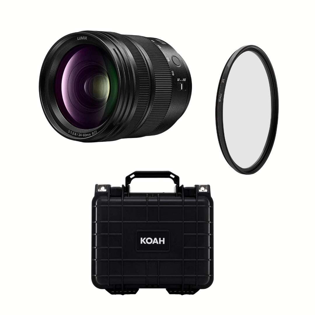 Panasonic LUMIX S Series 24-60mm F2.8 L-Mount Lens Bundle