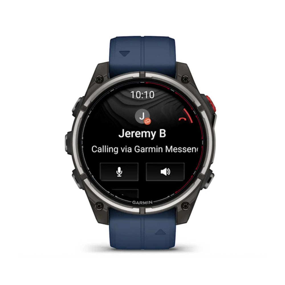 Garmin quatix 8 Pro 47mm AMOLED Marine GPS Smartwatch (Titanium/Captain Blue)