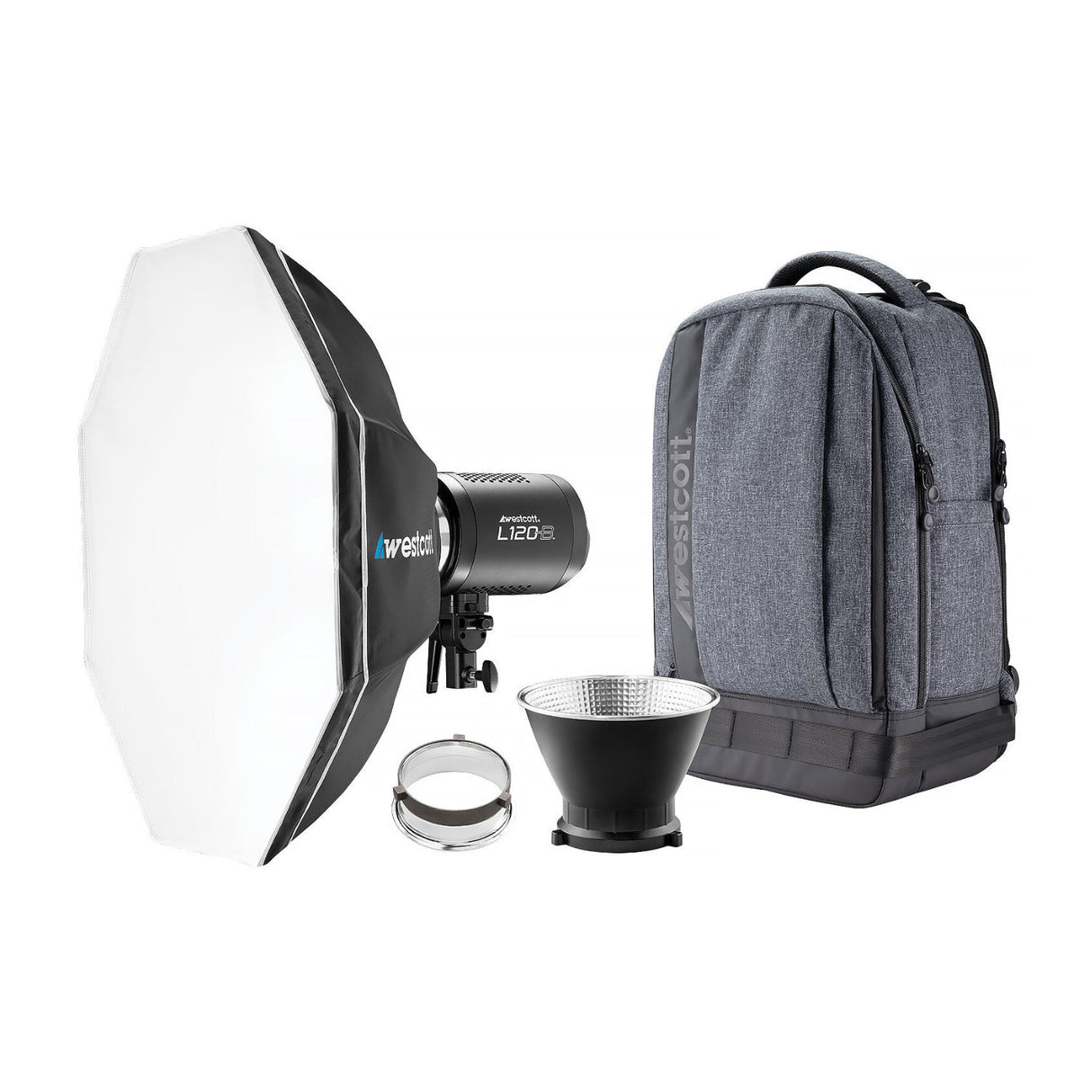 Westcott L120-B Bi-Color LED Monolight (1-Light Backpack Kit)